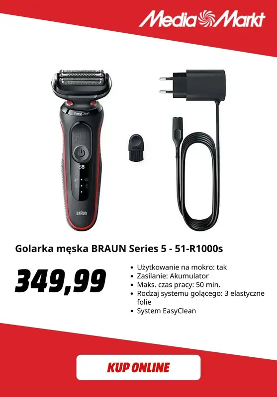 Media Markt - gazetka promocyjna Męskie golarki elektryczne w super cenach! od środy 03.09 do piątku 12.09 - strona 7