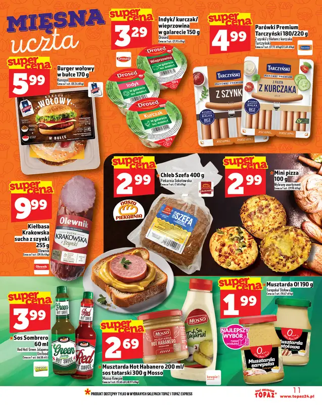 TOPAZ - gazetka promocyjna Gazetka od czwartku 11.09 do środy 17.09 - strona 11