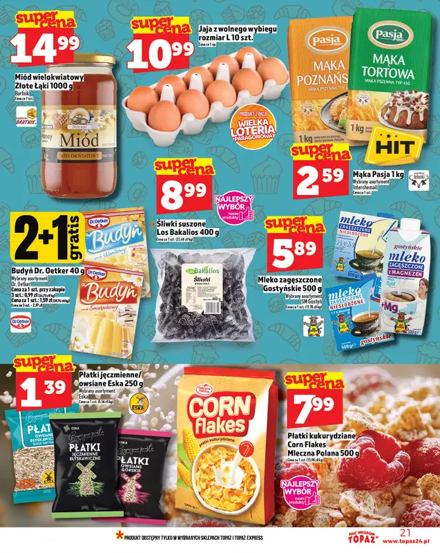TOPAZ - gazetka promocyjna Gazetka od czwartku 11.09 do środy 17.09 - strona 21