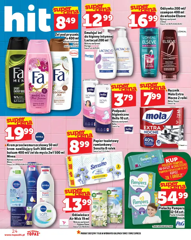 TOPAZ - gazetka promocyjna Gazetka od czwartku 11.09 do środy 17.09 - strona 24