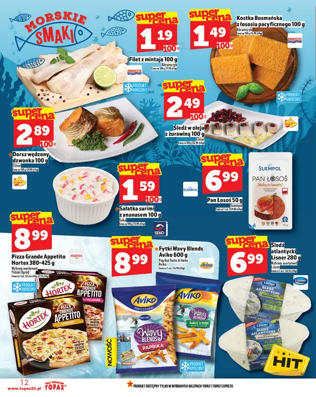 TOPAZ - gazetka promocyjna Gazetka od czwartku 11.09 do środy 17.09 - strona 12