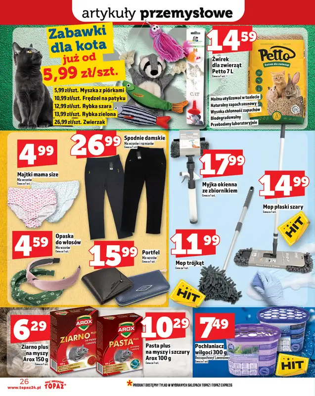 TOPAZ - gazetka promocyjna Gazetka od czwartku 11.09 do środy 17.09 - strona 26