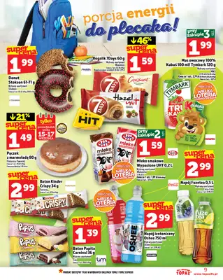 TOPAZ - gazetka promocyjna Gazetka od czwartku 11.09 do środy 17.09 - strona 9 TOPAZ - gazetka promocyjna Gazetka od czwartku 11.09 do środy 17.09 - strona 9