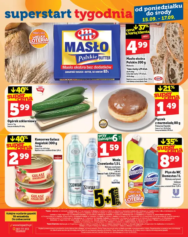 TOPAZ - gazetka promocyjna Gazetka od czwartku 11.09 do środy 17.09 - strona 28