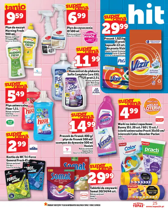 TOPAZ - gazetka promocyjna Gazetka od czwartku 11.09 do środy 17.09 - strona 25