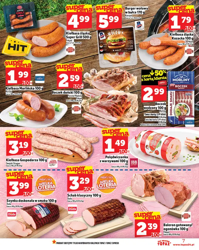 TOPAZ - gazetka promocyjna Gazetka od czwartku 11.09 do środy 17.09 - strona 7