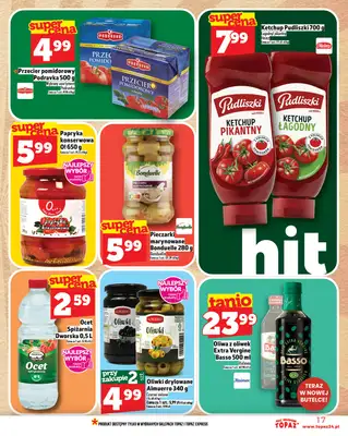 TOPAZ - gazetka promocyjna Gazetka od czwartku 11.09 do środy 17.09 - strona 17 TOPAZ - gazetka promocyjna Gazetka od czwartku 11.09 do środy 17.09 - strona 17