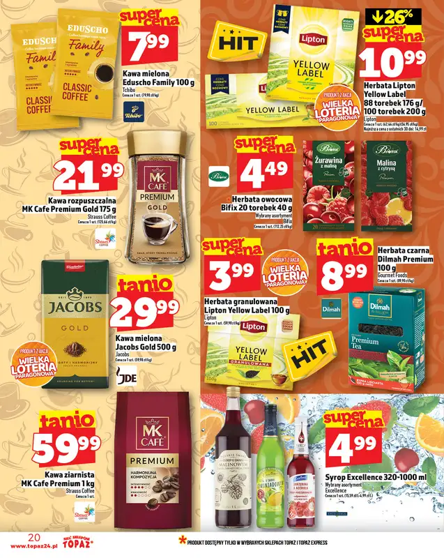 TOPAZ - gazetka promocyjna Gazetka od czwartku 11.09 do środy 17.09 - strona 20