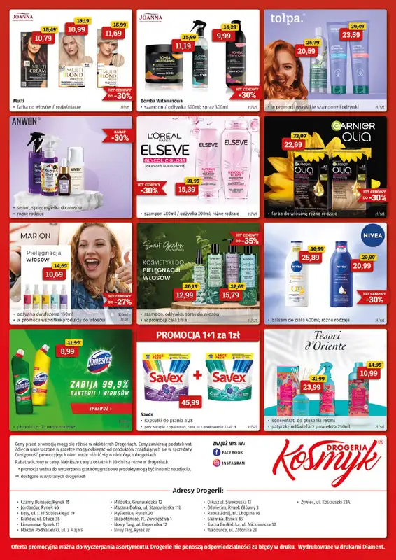 Drogeria Kosmyk - gazetka promocyjna Gazetka od poniedziałku 08.09 do wtorku 30.09 - strona 4