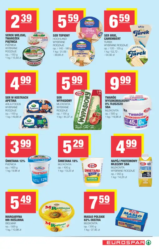 SPAR - gazetka promocyjna Gazetka Eurospar od środy 10.09 do niedzieli 21.09 - strona 5