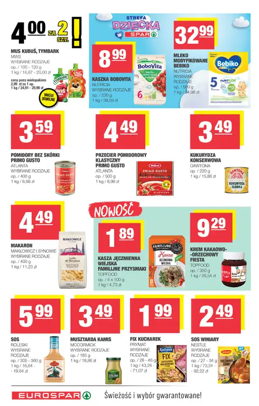 SPAR - gazetka promocyjna Gazetka Eurospar od środy 10.09 do niedzieli 21.09 - strona 10
