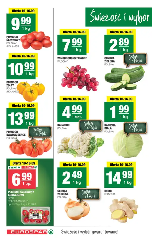 SPAR - gazetka promocyjna Gazetka Eurospar od środy 10.09 do niedzieli 21.09 - strona 2
