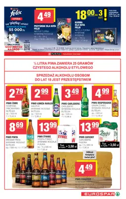 SPAR - gazetka promocyjna Gazetka Eurospar od środy 10.09 do niedzieli 21.09 - strona 15
