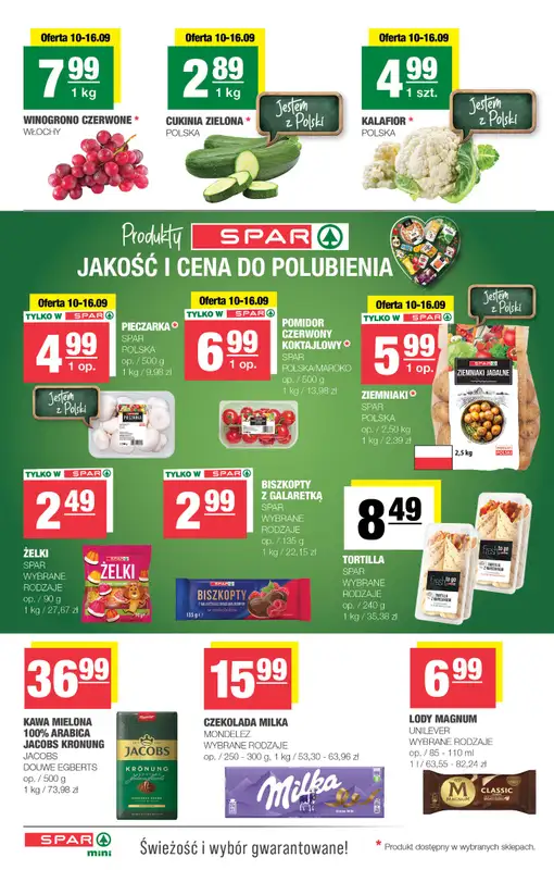 SPAR - gazetka promocyjna Gazetka Spar Mini od środy 10.09 do niedzieli 21.09 - strona 2