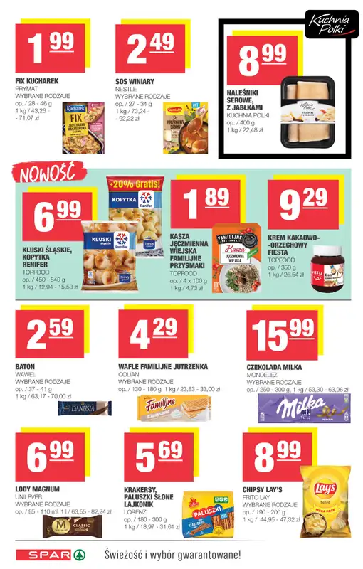 SPAR - gazetka promocyjna Gazetka Spar od środy 10.09 do niedzieli 21.09 - strona 6