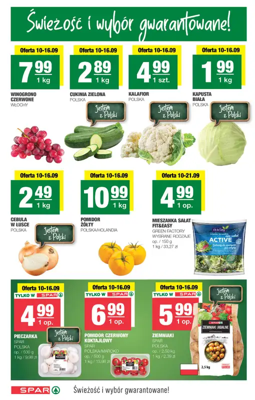 SPAR - gazetka promocyjna Gazetka Spar od środy 10.09 do niedzieli 21.09 - strona 2