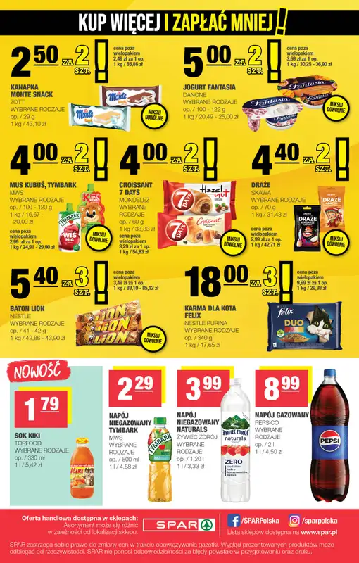 SPAR - gazetka promocyjna Gazetka Spar od środy 10.09 do niedzieli 21.09 - strona 8