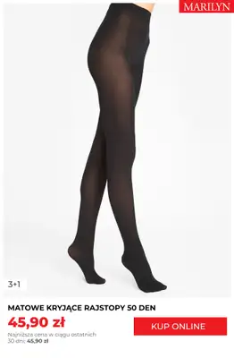 Marilyn - gazetka promocyjna Rajstopy 3+1 gratis – w zestawie taniej! od środy 03.09  - strona 9 Marilyn - gazetka promocyjna Rajstopy 3+1 gratis – w zestawie taniej! od środy 03.09  - strona 9