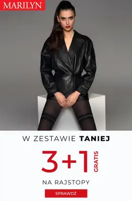 Marilyn - gazetka promocyjna Rajstopy 3+1 gratis – w zestawie taniej! od środy 03.09  Marilyn - gazetka promocyjna Rajstopy 3+1 gratis – w zestawie taniej! od środy 03.09