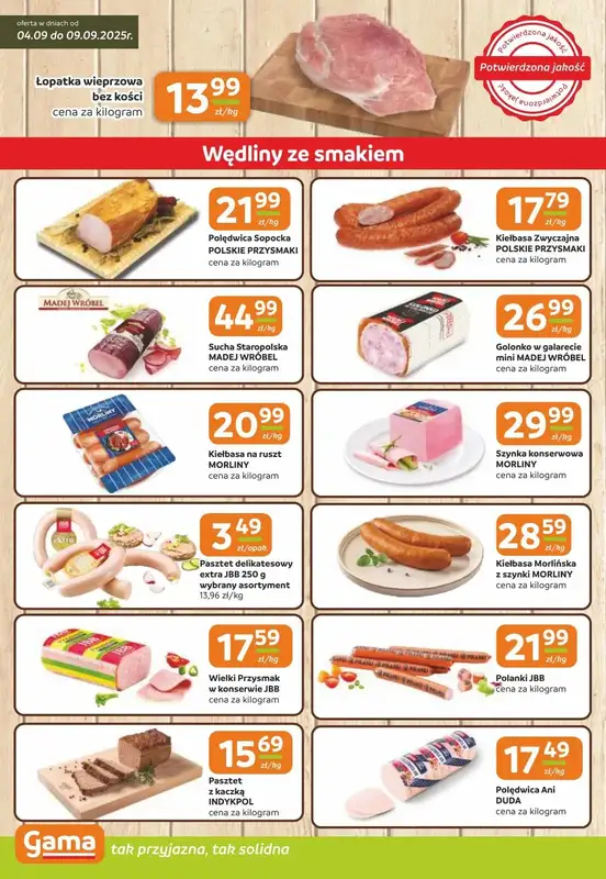 Gama - gazetka promocyjna Gazetka od czwartku 04.09 do wtorku 16.09 - strona 2