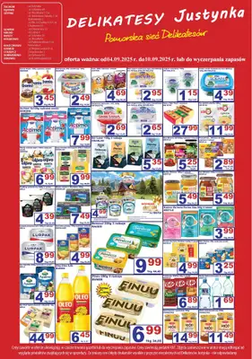 Delikatesy Justynka - gazetka promocyjna Gazetka od czwartku 04.09 do środy 17.09 - strona 7 Delikatesy Justynka - gazetka promocyjna Gazetka od czwartku 04.09 do środy 17.09 - strona 7