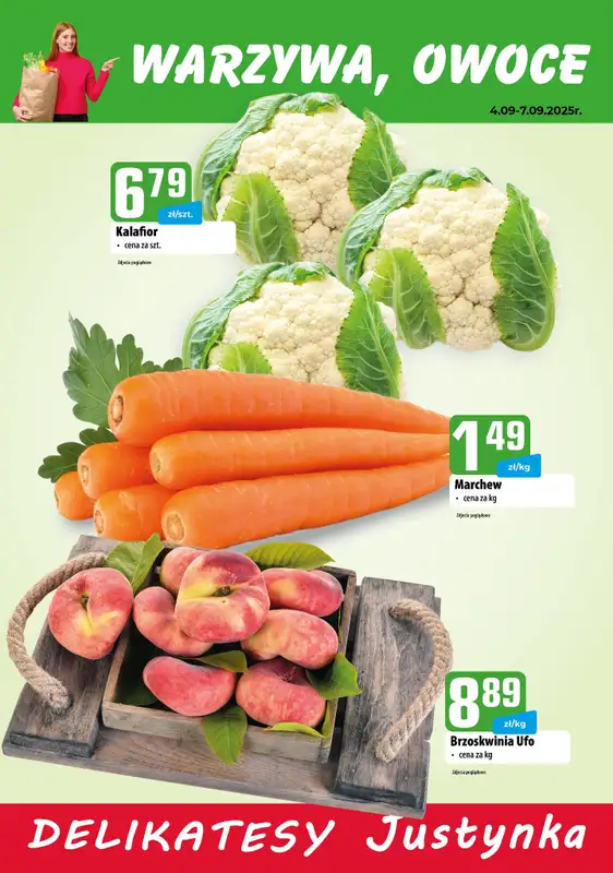 Delikatesy Justynka - gazetka promocyjna Gazetka od czwartku 04.09 do środy 17.09 - strona 3