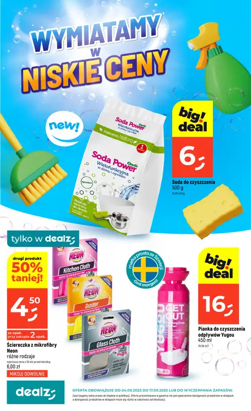 Dealz - gazetka promocyjna Katalog cleaning od czwartku 04.09 do środy 17.09