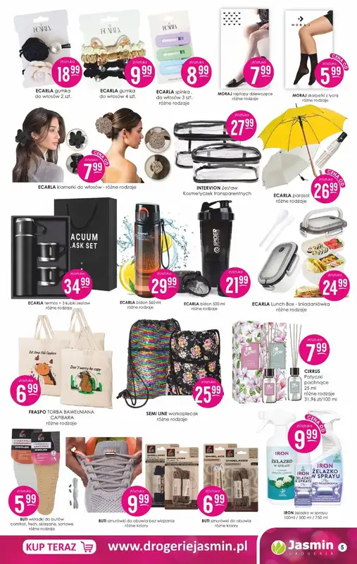 Drogerie Jasmin - gazetka promocyjna Gazetka od poniedziałku 08.09 do wtorku 30.09 - strona 5