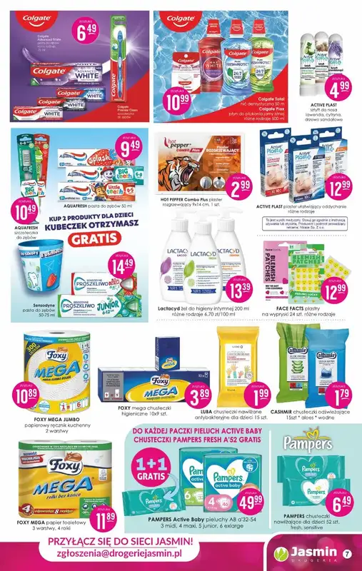 Drogerie Jasmin - gazetka promocyjna Gazetka od poniedziałku 08.09 do wtorku 30.09 - strona 7