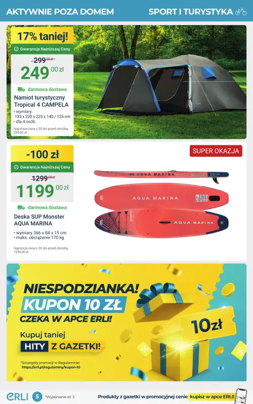 Erli - gazetka promocyjna W zdrowym stylu – TOP promocje ERLI! od czwartku 04.09 do niedzieli 14.09 - strona 5