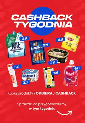 Kasa wraca - gazetka promocyjna Kupuj produkty i odbieraj zwroty od poniedziałku 08.09 do niedzieli 14.09
