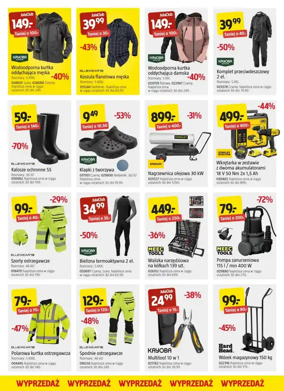 Jula - gazetka promocyjna Więcej okazji na wyprzedaży od czwartku 04.09 do środy 17.09 - strona 4