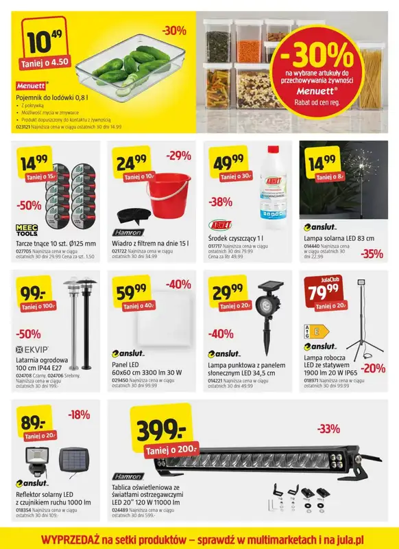 Jula - gazetka promocyjna Więcej okazji na wyprzedaży od czwartku 04.09 do środy 17.09 - strona 3