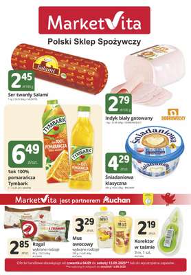 Marketvita - gazetka promocyjna Gazetka od piątku 05.09 do soboty 13.09