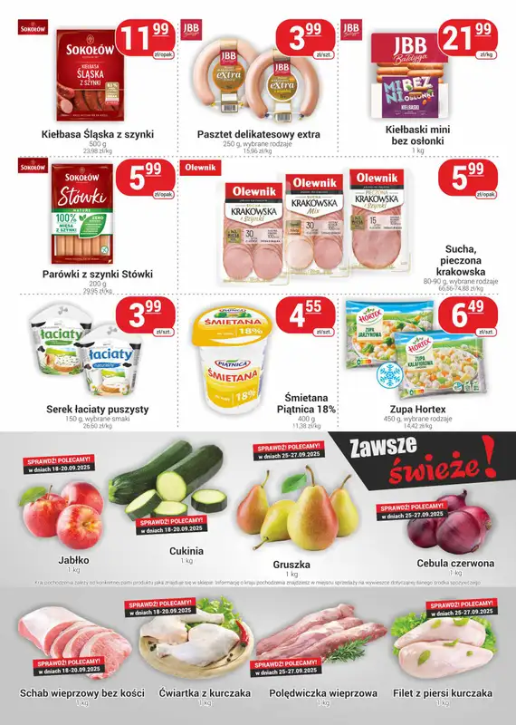 Delikatesy Sezam - gazetka promocyjna Gazetka od czwartku 18.09 do środy 01.10 - strona 2