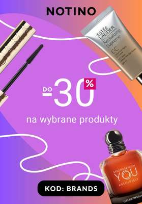 NOTINO - gazetka promocyjna Do -30% na wybrane produkty od piątku 05.09 do niedzieli 07.09