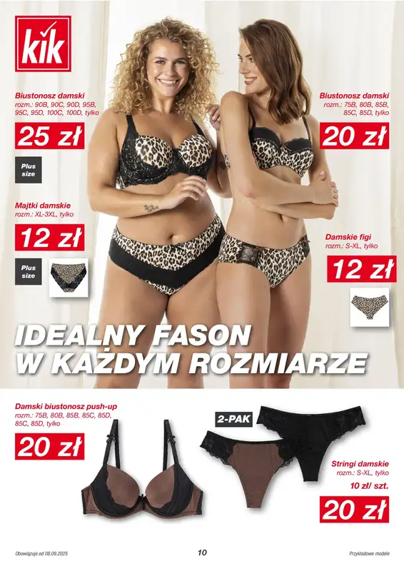 KiK - gazetka promocyjna Gazetka od poniedziałku 08.09 do niedzieli 14.09 - strona 10