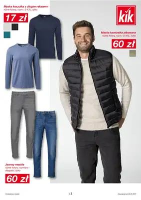 KiK - gazetka promocyjna Gazetka od poniedziałku 08.09 do niedzieli 14.09 - strona 13