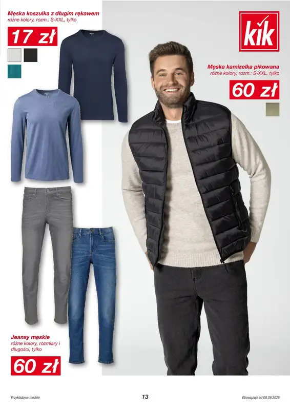KiK - gazetka promocyjna Gazetka od poniedziałku 08.09 do niedzieli 14.09 - strona 13