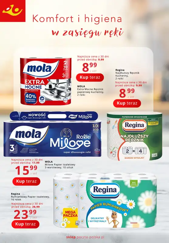 Poczta Polska - gazetka promocyjna Gazetka od poniedziałku 08.09 do niedzieli 21.09 - strona 8