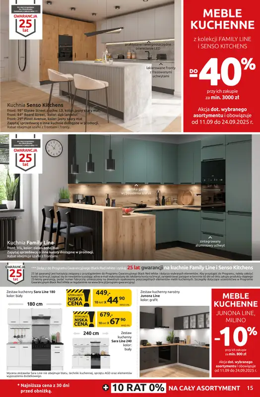 Black Red White - gazetka promocyjna Moc urodzinowych rabatów od poniedziałku 08.09 do środy 24.09 - strona 15