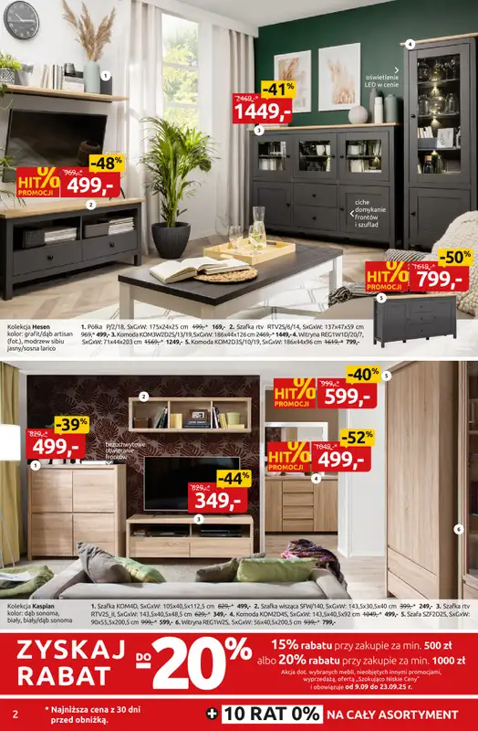 Black Red White - gazetka promocyjna Moc urodzinowych rabatów od poniedziałku 08.09 do środy 24.09 - strona 2