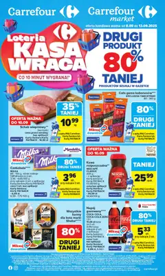 Carrefour - gazetka promocyjna Gazetka Carrefour od poniedziałku od poniedziałku 08.09 do soboty 13.09