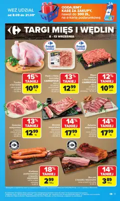 Carrefour - gazetka promocyjna Gazetka Carrefour od poniedziałku od poniedziałku 08.09 do soboty 13.09 - strona 13