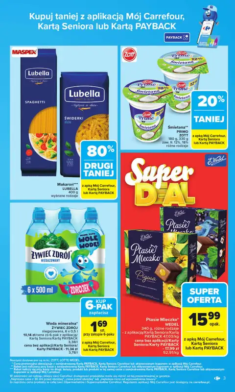 Carrefour - gazetka promocyjna Gazetka Carrefour od poniedziałku od poniedziałku 08.09 do soboty 13.09 - strona 3