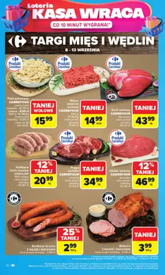 Carrefour - gazetka promocyjna Gazetka Carrefour od poniedziałku od poniedziałku 08.09 do soboty 13.09 - strona 12
