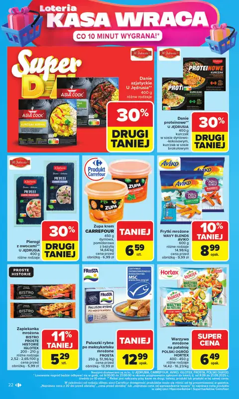 Carrefour - gazetka promocyjna Gazetka Carrefour od poniedziałku od poniedziałku 08.09 do soboty 13.09 - strona 22
