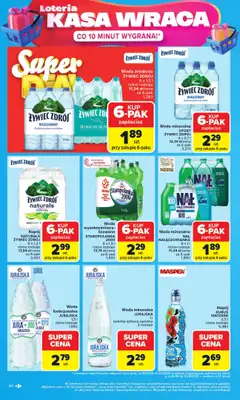 Carrefour - gazetka promocyjna Gazetka Carrefour od poniedziałku od poniedziałku 08.09 do soboty 13.09 - strona 44