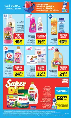 Carrefour - gazetka promocyjna Gazetka Carrefour od poniedziałku od poniedziałku 08.09 do soboty 13.09 - strona 53
