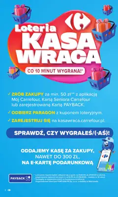 Carrefour - gazetka promocyjna Gazetka Carrefour od poniedziałku od poniedziałku 08.09 do soboty 13.09 - strona 2